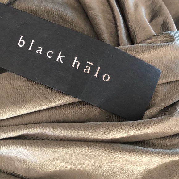 NWOT Black Halo Asymmetric top - Picture 4 of 4